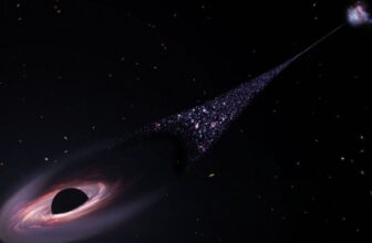 Runaway Black Gap Escapes Its Galaxy—and It is Leaving Child Stars in Its Wake