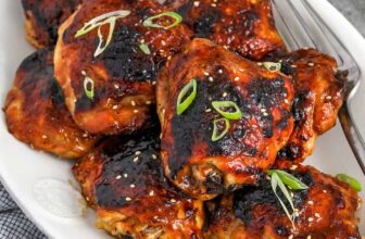 Sticky Hen Thighs
